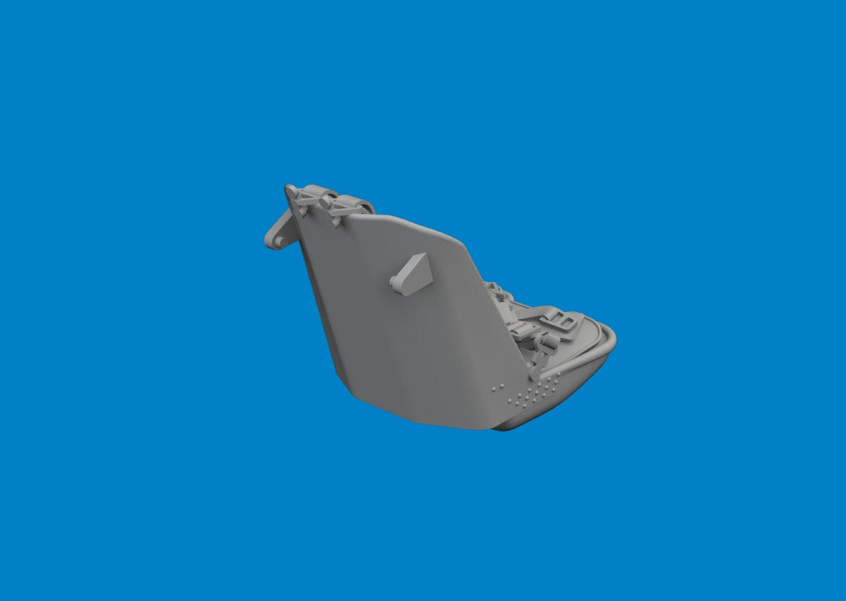 Eduard 6481038 Fw 190A seat w/ integral belts PRINT EDUARD 1/48 – Bild 4