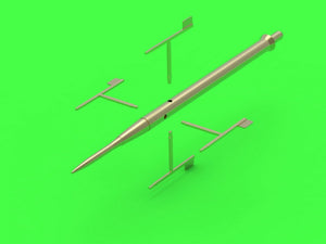 Master AM-72-131 F-16XL / F-CK-1 Prototypes Pitot tube &amp;amp; AOA Probes 1/72 – immagine 3