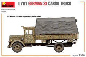 Miniart 35450 L701 GERMAN 3T CARGO TRUCK 1/35 – imagen 15