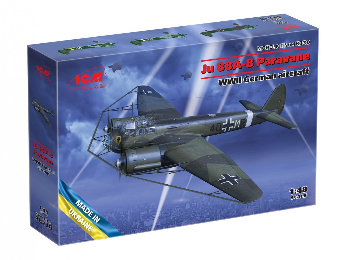ICM 48230 Ju-88A-8 Paravane WWII German aircraft 1/48 – imagen 2