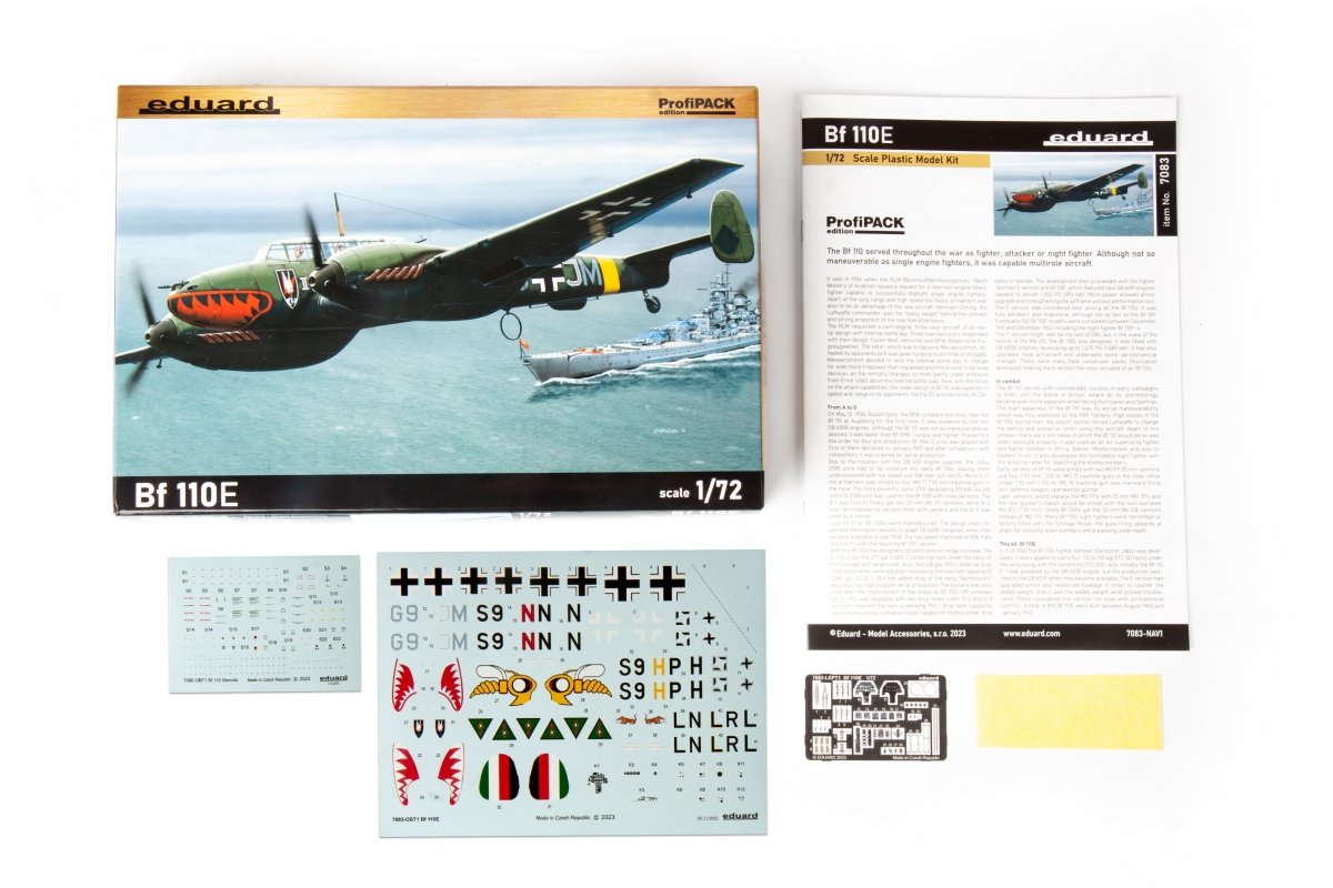 Eduard 7083 Bf 110E 1/72 – imagen 2