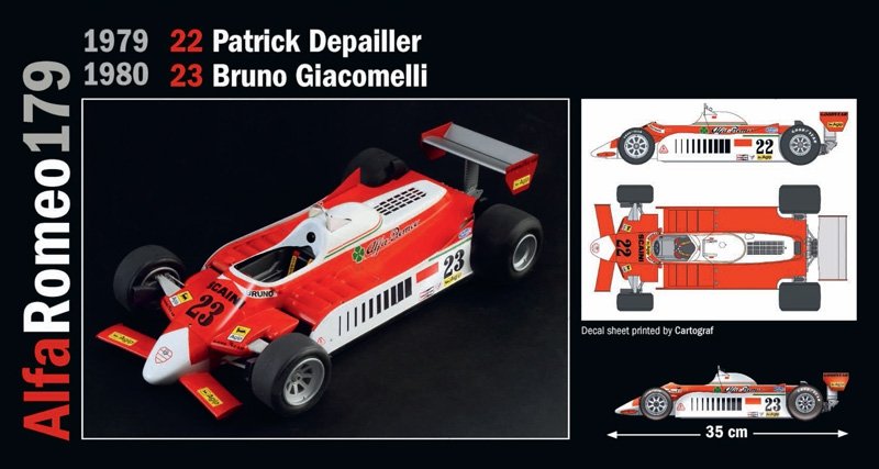 Italeri 4704 ALFA ROMEO 179 - 179C 1/12 – Bild 2