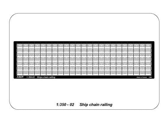 Aber 350-02 Ship chain railing 1/350 – immagine 5