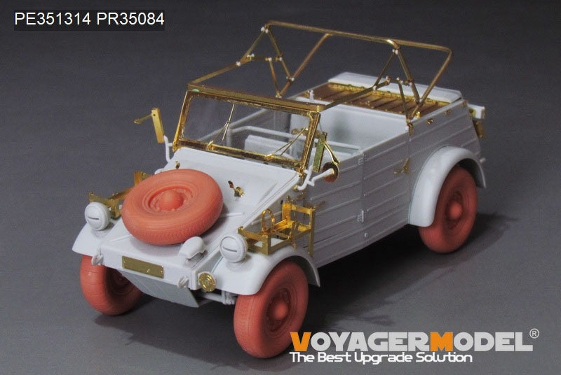 Voyager Model PE351314 WWII German Kubelwagen Type 82 Africa Troop Version Upgrade Set For MENG VS-015 1/35 – imagen 14