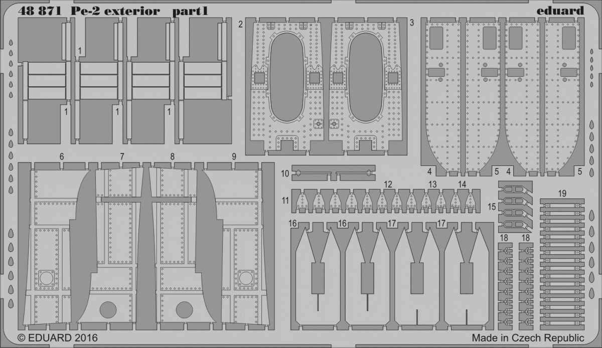 Eduard 48871 Pe-2 exterior 1/48 ZVEZDA – immagine 2