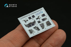Quinta Studio QDS-48059 Mitsubishi F-2B 3D-Printed coloured Interior on decal paper (Hasegawa) (small version) 1/48 – immagine 3