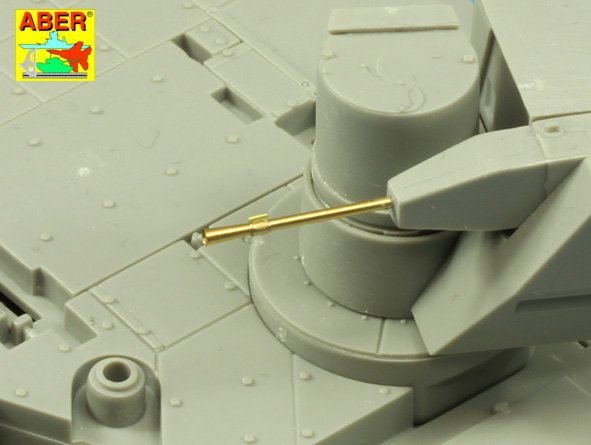 Aber 35 L-187 Armament for Russian Main Battle Tank T-14 ARMATA barrel for 125 mm 2A82-1M cannon &amp;amp; barrel for 12,7 mm Kord AA MG 1/35 – zdjęcie 16