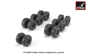 Armory Models AW72506 A400M Grizzly wheels w/ weighted tires 1/72 – immagine 3