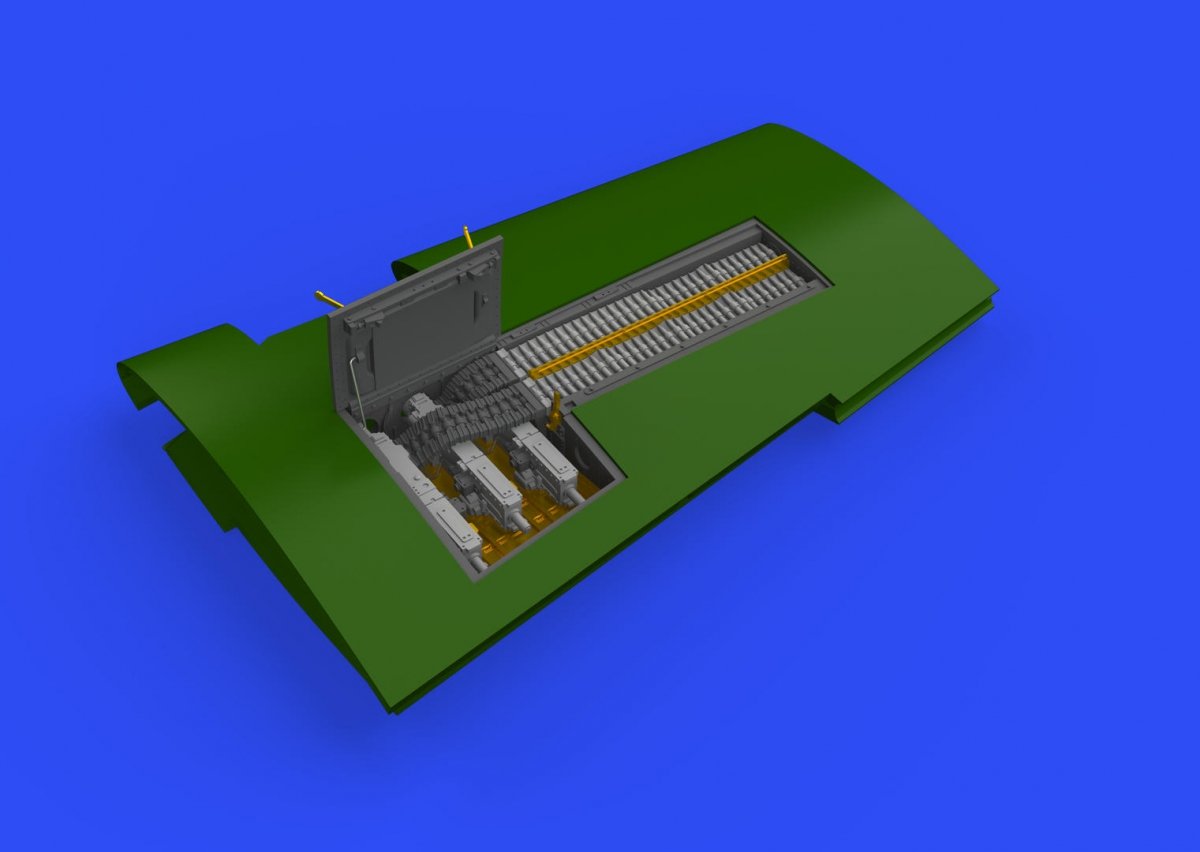 Eduard 648517 P-51D gun bays 1/48 EDUARD – immagine 2