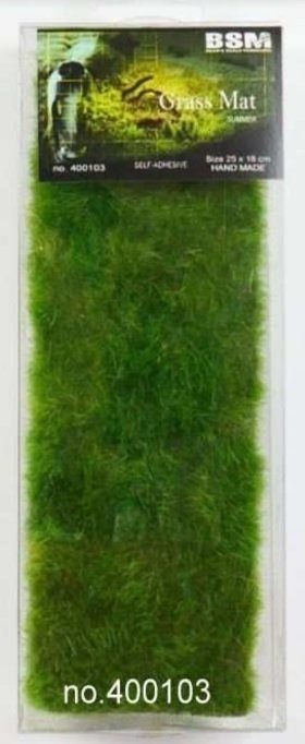 Tapis de gazon autocollant Bear&amp;#39;s Scale Modeling 400103 25x18 cm (1 pièce)