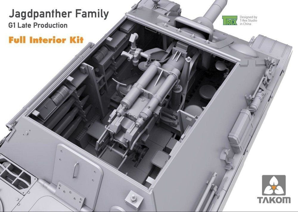 Takom 2106 JAGDPANTHER G1 GERMAN TANK DESTROYER LATE PRODCTION 1/35 – Bild 2