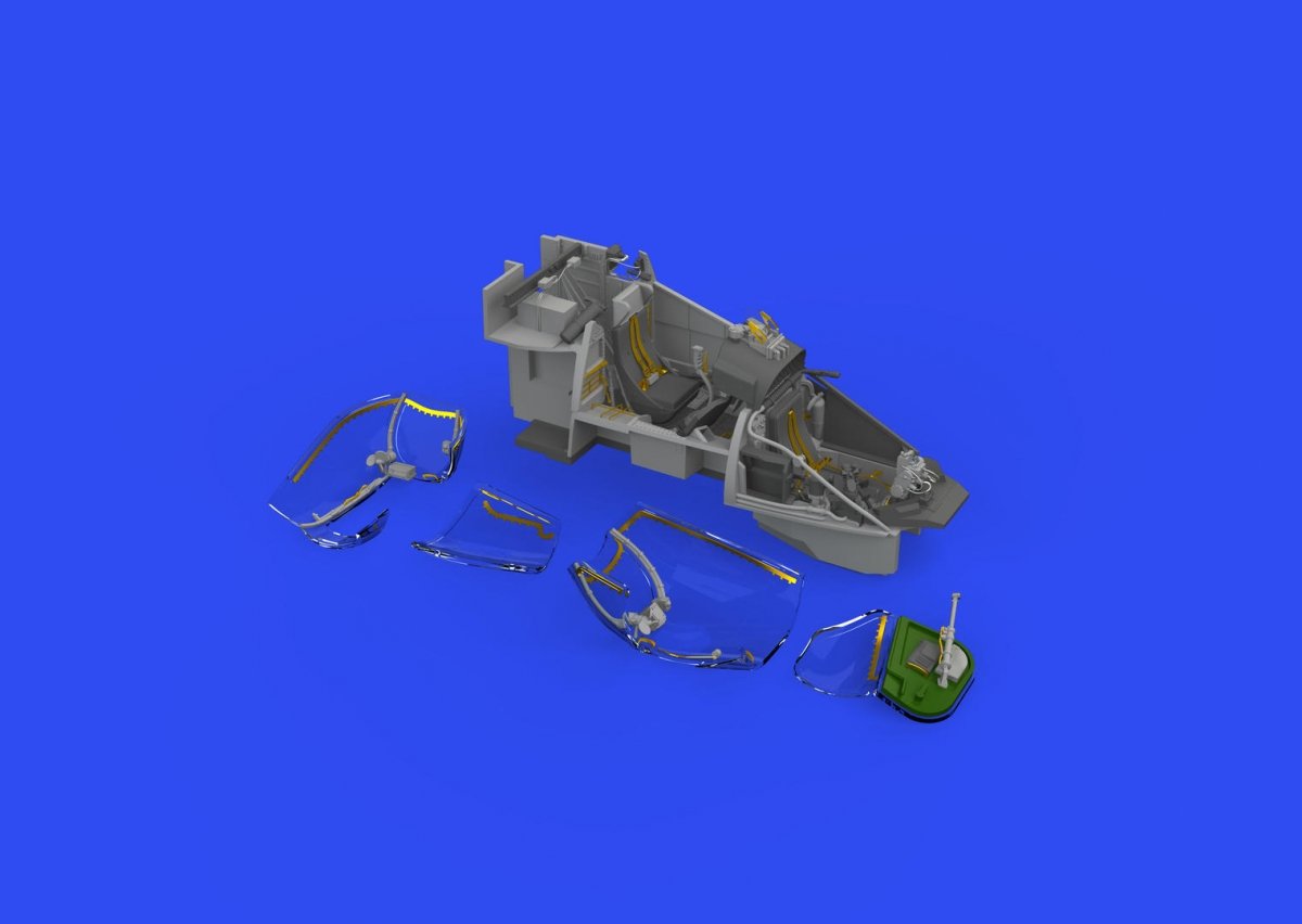 Eduard 648838 Mi-24V cockpit black (Mi-35) PRINT &amp;amp; SPACE 1/48 – imagen 3