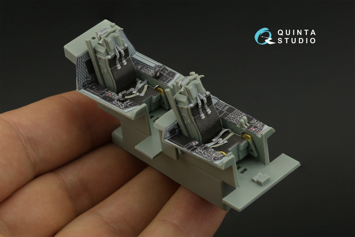 Quinta Studio QD48426 F-15E 3D-Printed coloured Interior on decal paper (Academy) 1/48 – immagine 9