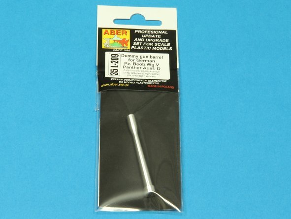 Aber 35L-209 Dummy gun barrel for German Pz. Beob.Wg.V Panther Ausf. D 1/35 – imagen 5