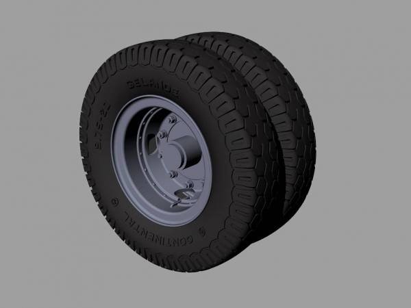 Panzer Art RE35-456 Hanomag SS100 road wheels (Continental) 1/35 – immagine 4