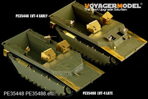 Maquette Voyager PE35488 Véhicule de débarquement chenillé américain LVT-4 Water Buffalo de la Seconde Guerre mondiale, version de base, pour AFV CLUB 35198, échelle 1/35 – image 7