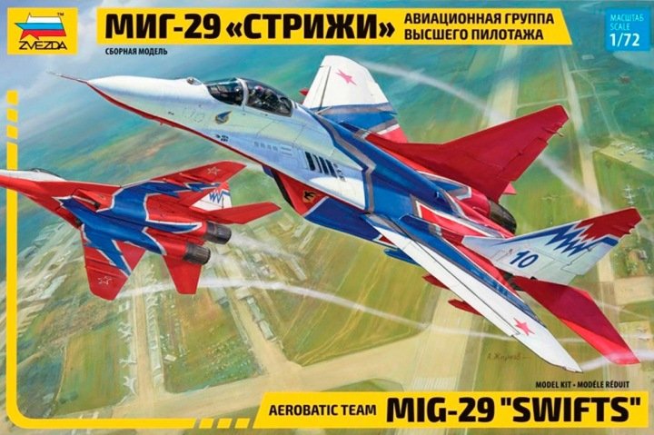 Zvezda 7310 MiG-29 « Swifts » Équipe de voltige aérienne 1/72