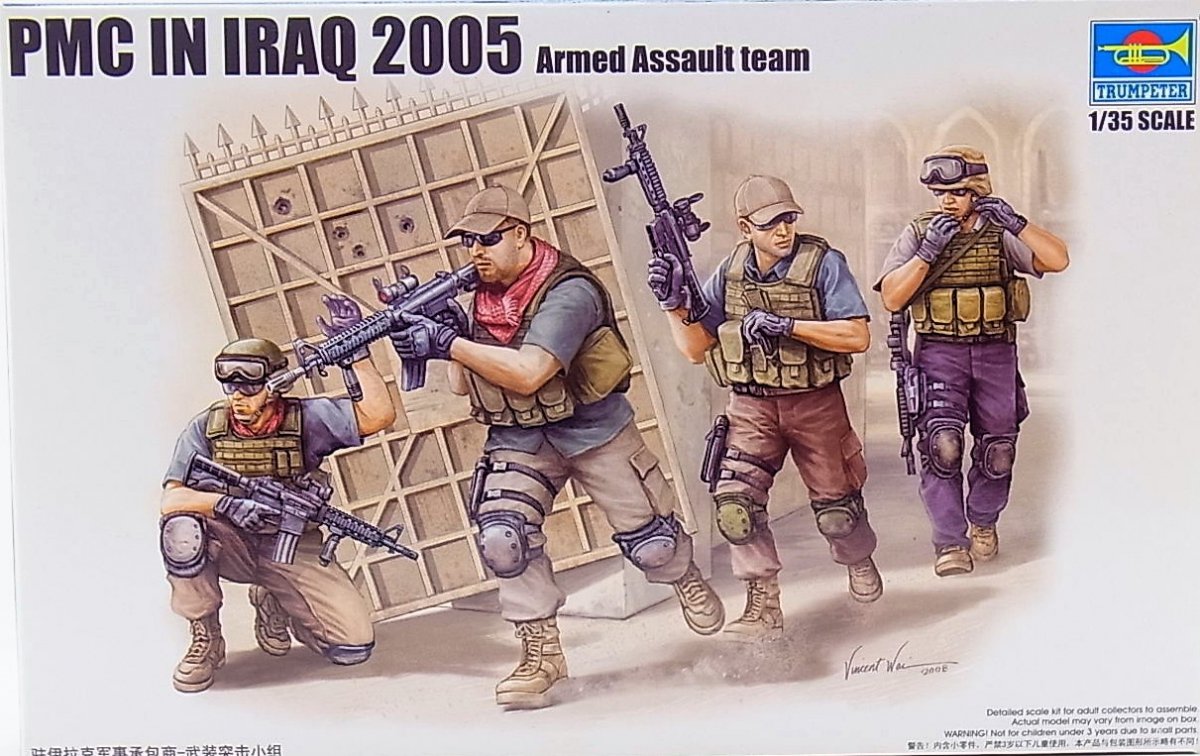 Trumpeter 00419 PMC in Iraq 2005-Armed Assault Team 1/35 – imagen 2