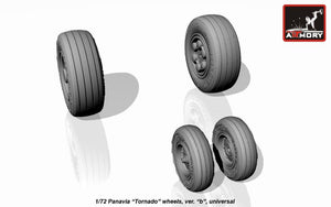Armory Models AW72501b Panavia Tornado wheels, w/ tyres type “b” (GY) 1/72 – imagen 5