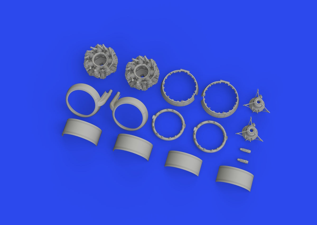 Eduard 648983 Beaufort Mk. I engines PRINT ICM 1/48 – imagen 4