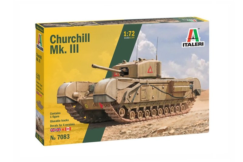 Italeri 7083 Churchill Mk. III 1/72 – imagen 2