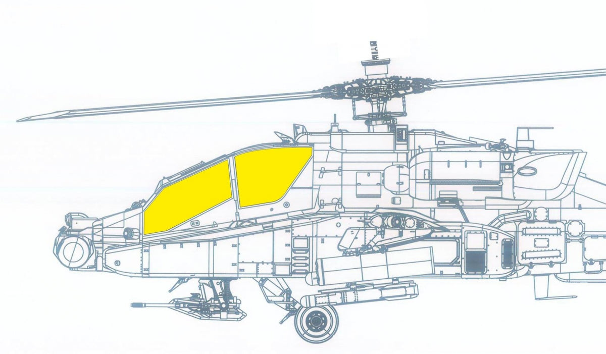 Eduard JX327 AH-64A TRUMPETER (première génération) 1/35