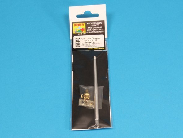 Aber 35L-140 German 88 mm Pak 43/1 L/71 Barrel for Elefant 1/35 – imagen 7