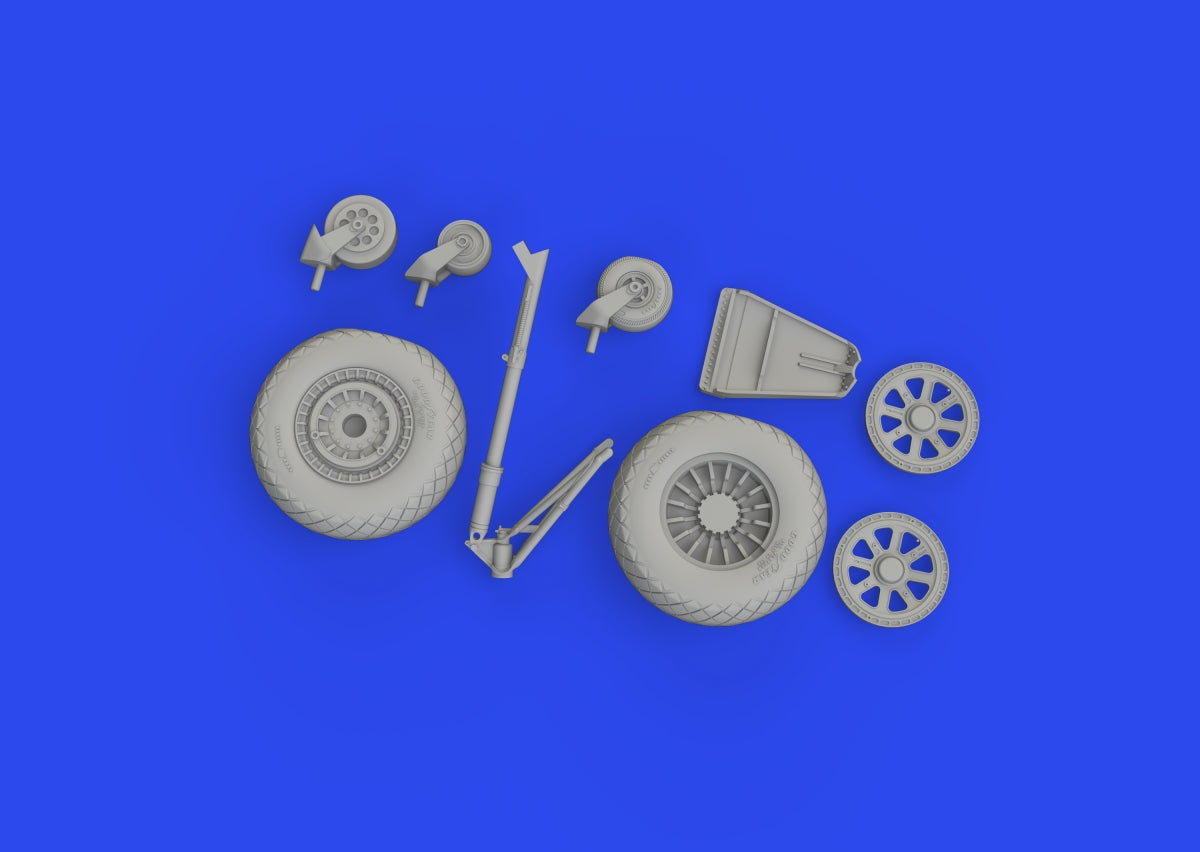 Eduard 648965 TBF/ TBM wheels w/ pattern ACADEMY 1/48 – zdjęcie 5