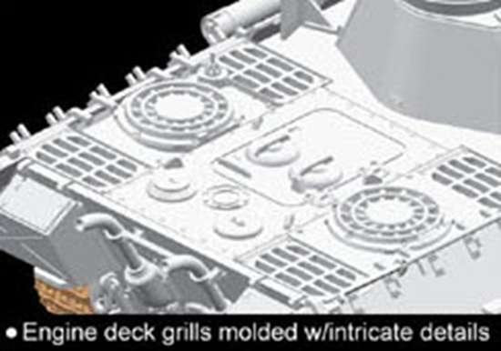 Dragon 7508 Berge-Panther mit Pz.Kpfw.IV Turm 1/72 – imagen 11