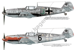 Kagero 7096 Messerschmitt Bf 109 T EN/PL – imagen 4