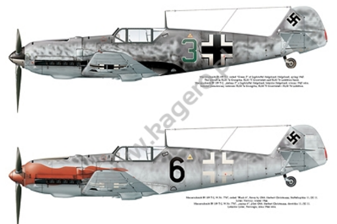Kagero 7096 Messerschmitt Bf 109 T EN/PL – imagen 4