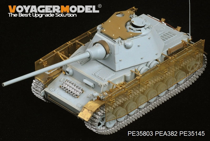 Voyager Model PE35803 WWII German Pz.Kpfw.IV Ausf.J (mit Panther F turret) For DRAGON 6824 1/35 – Bild 6