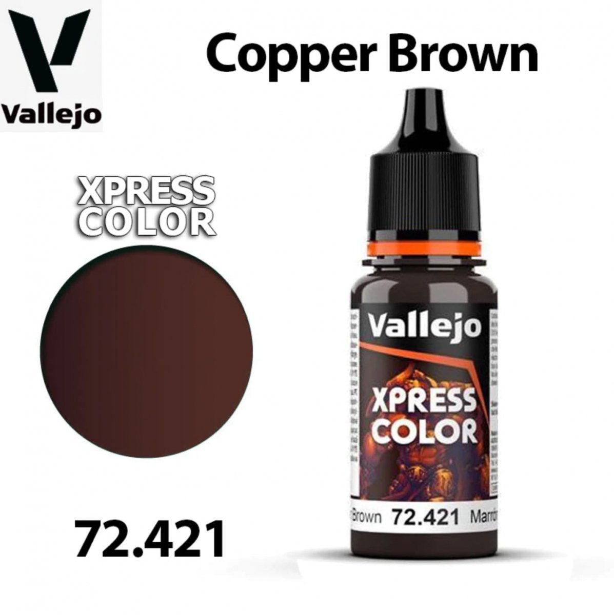 Vallejo 72421 Xpress Color - Brun cuivré 18 ml
