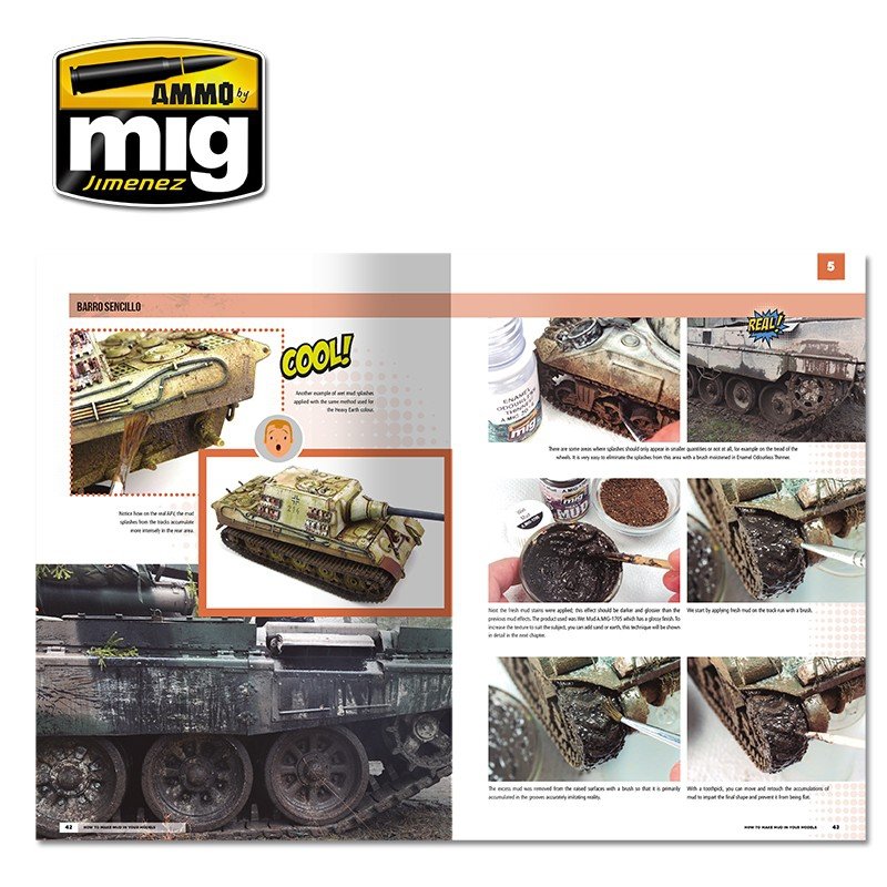 AMMO of Mig Jimenez 6210 MODELLING SCHOOL - HOW TO MAKE MUD IN YOUR MODELS (English) – immagine 7