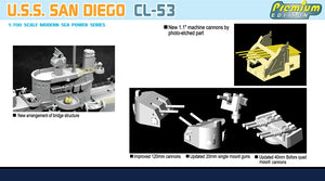 Dragon 7052 USS San Diego CL-53 1/700 – imagen 4