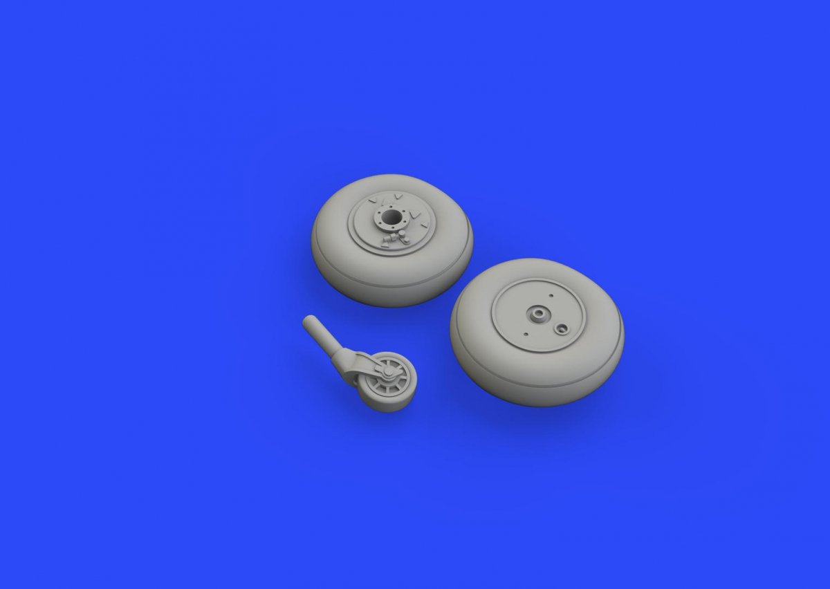 Eduard 672201 Ki-61-Id wheels TAMIYA 1/72 – Bild 3