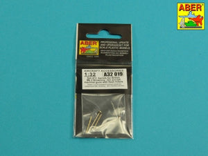 Aber A32019 Set of 2 barrels for British Browning .303 aircraft machine guns with flash hiders 1/32 – zdjęcie 2
