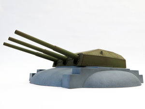 Modelcollect UA72344 Austratt fort coastal artillery site triple 28cm turret Caesar 1/72 – zdjęcie 3