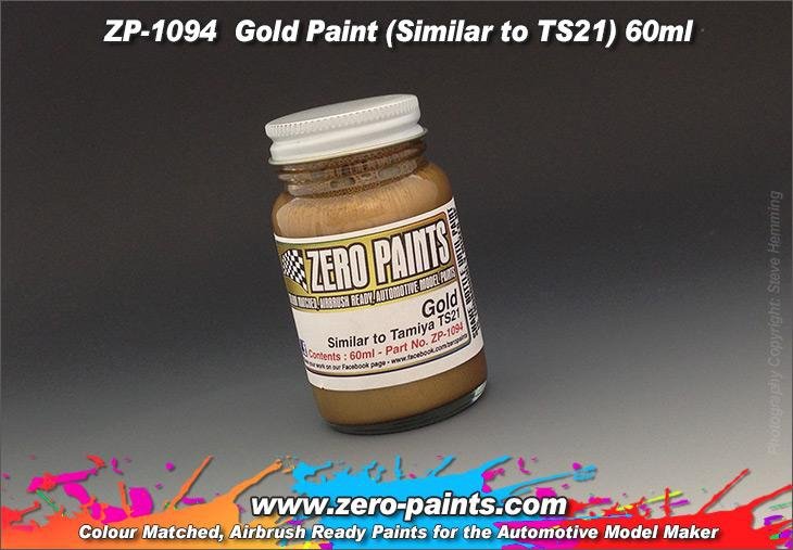 Peinture dorée Zero Paints ZP-1094, similaire à la TS21, 60 ml