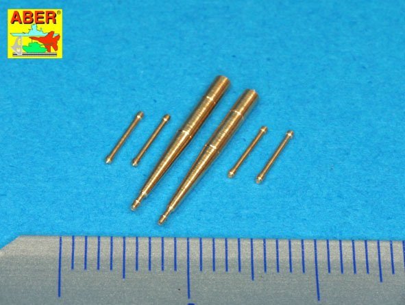 Aber A72 008 B wing (1 variant) armament for British fighter Spitfire Mk.I to V; Hispano 20mm x 2 (1 variant), Browning .30 tips x 4 1/72 – immagine 2
