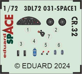 Eduard 3DL72031 CR.32 SPACE ITALERI 1/72 – image 4