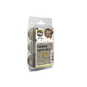 AMMO of Mig Jimenez 7441 CHURNED EARTH SOILS 3x35ml – imagen 2