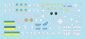 Star Decals 72-A1165 War in Ukraine 22 Ukrainian T-72B1 and T-72B3 1/72 – immagine 3