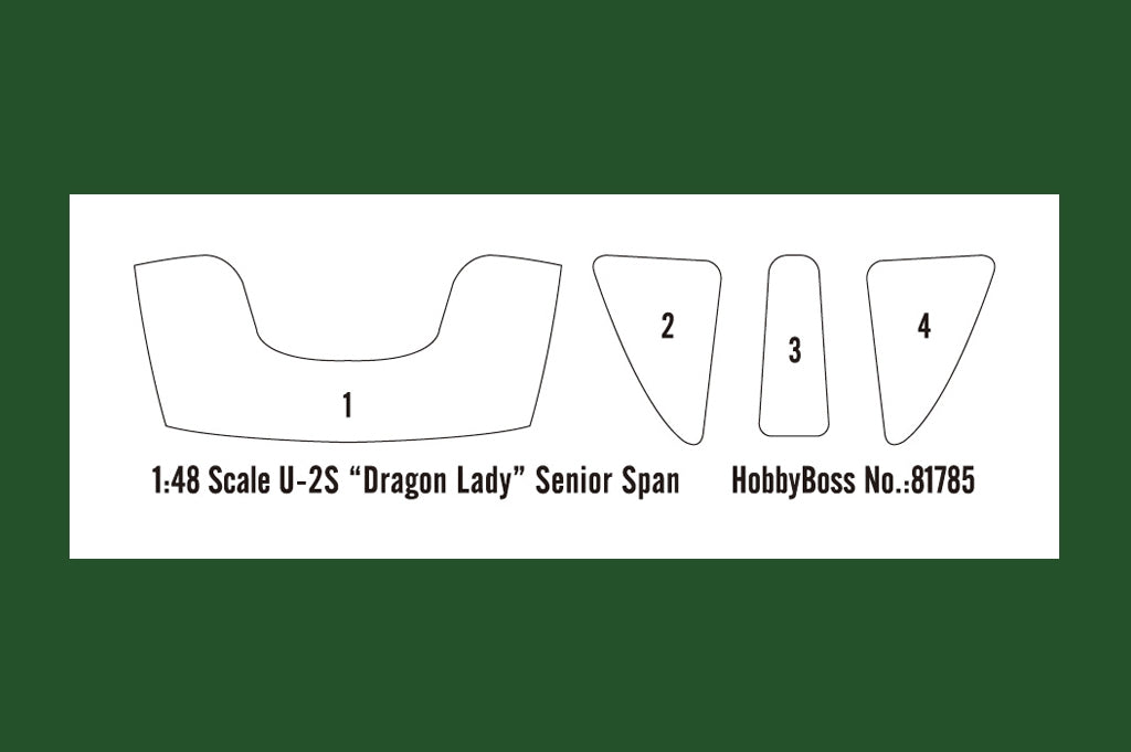 Hobby Boss 81785 U-2S “Dragon Lady” Senior Span 1/48 – immagine 3
