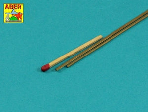 Aber HR-15 Sześciokątne pręty mosiężne 1,5mm długość 245mm / Brass hexagonal rods 1,5mm length 245mm x2 pcs. – Bild 2