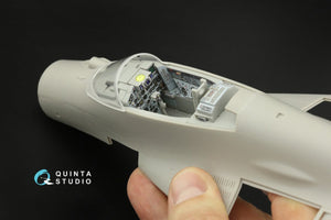 Intérieur imprimé en 3D et coloré sur papier décalcomanie pour MiG-29A de l&amp;#39;OTAN (Trumpeter), par Quinta Studio QD32176, échelle 1/32  – image 11