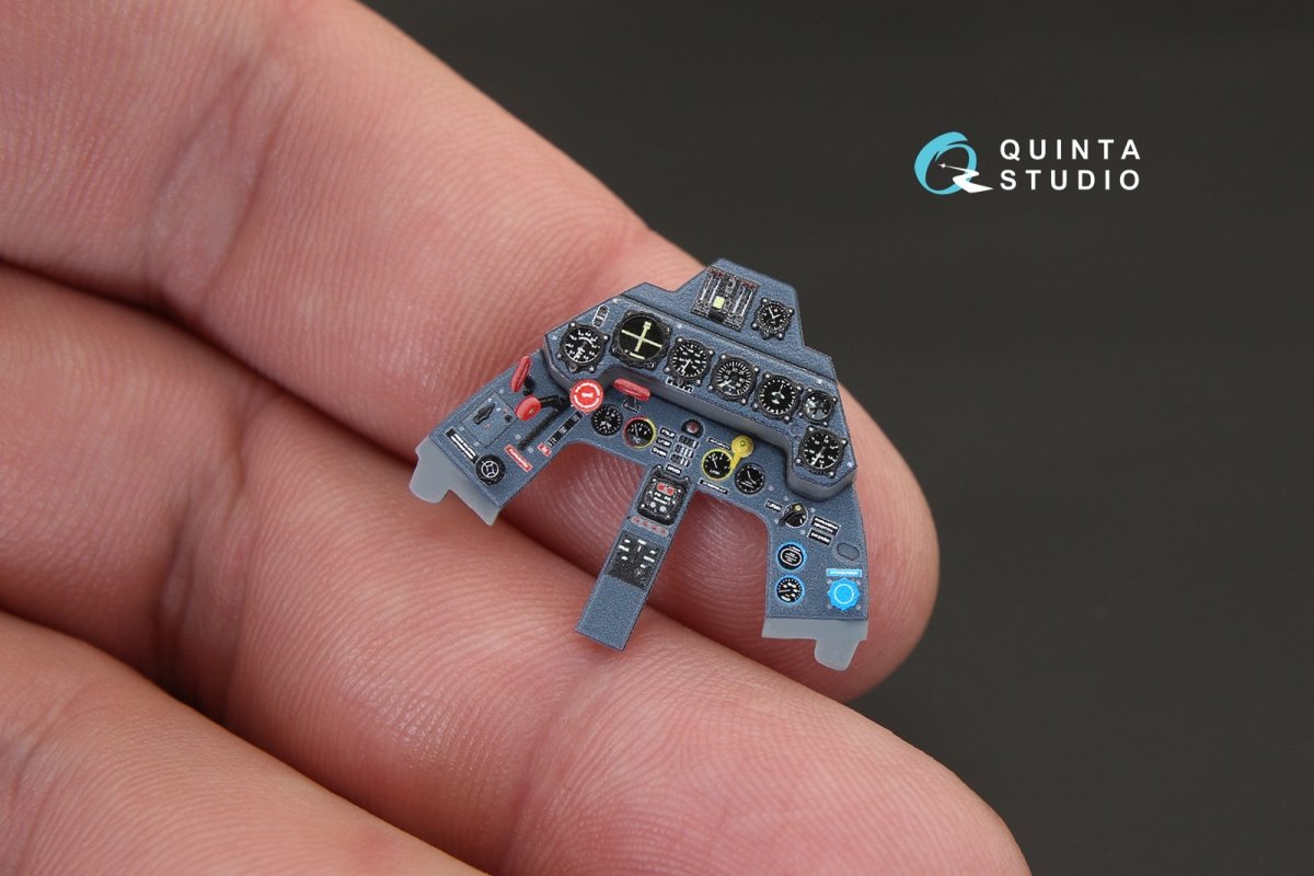 Quinta Studio QD32055 FW 190A-5 3D-Printed &amp;amp; coloured Interior on decal paper (for Hasegawa kit) 1/32 – Bild 6