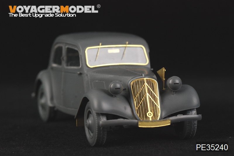 Voiture d'état-major Citroën Traction 11CV de la Seconde Guerre mondiale, modèle Voyager PE35240, pour Tamiya 35301, échelle 1/35