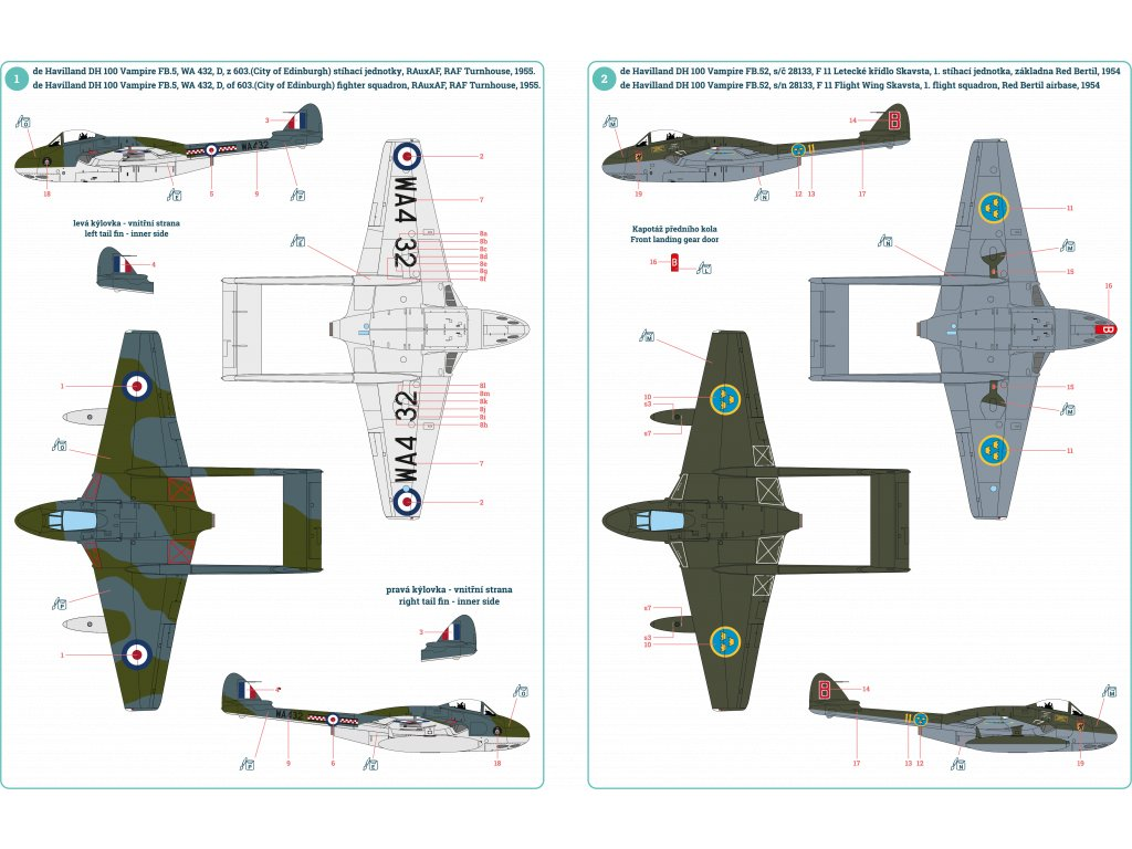 Infinity Models INF3204 DH-100 VAMPIRE FB MK.5 1/32 – imagen 2