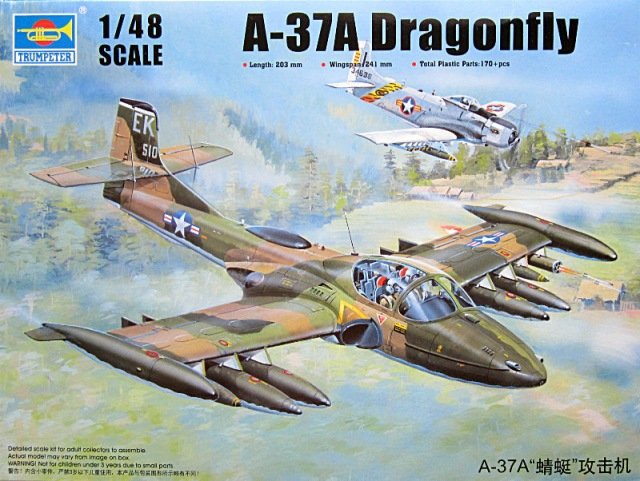 Trumpeter 02888 A-37A Dragonfly 1/48